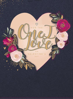 One I Love Valentines Day Card
