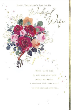 Wife Valentines Day Card