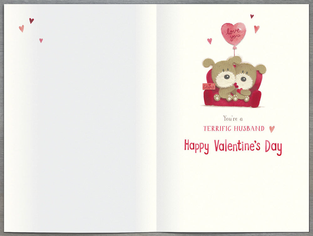 Husband Valentines Day Card - Three Little Words I Know
