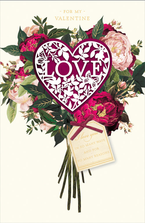 Valentine Valentines Day Card - So Many Ways Reasons