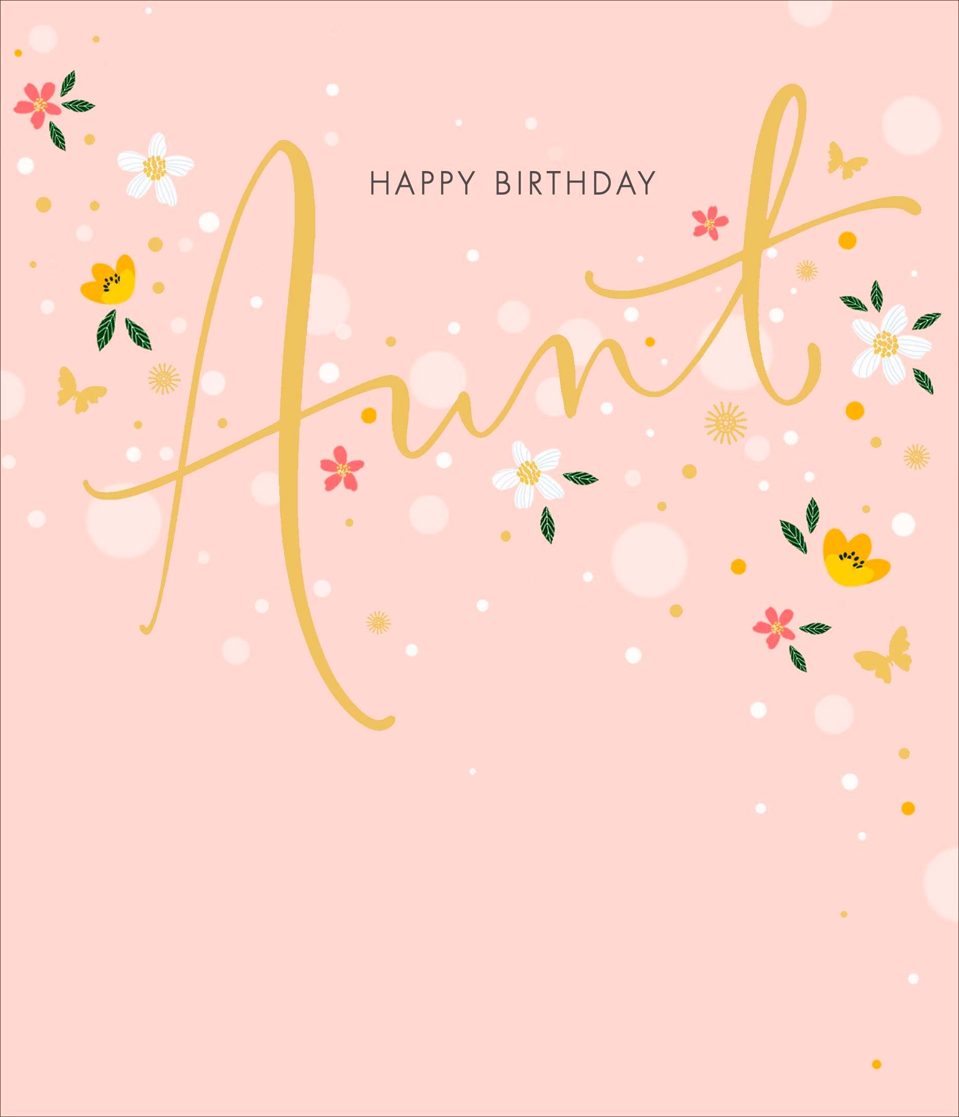 Birthday Card - Aunt