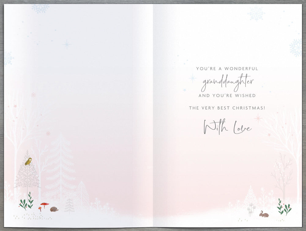 Special Granddaughter Christmas Card