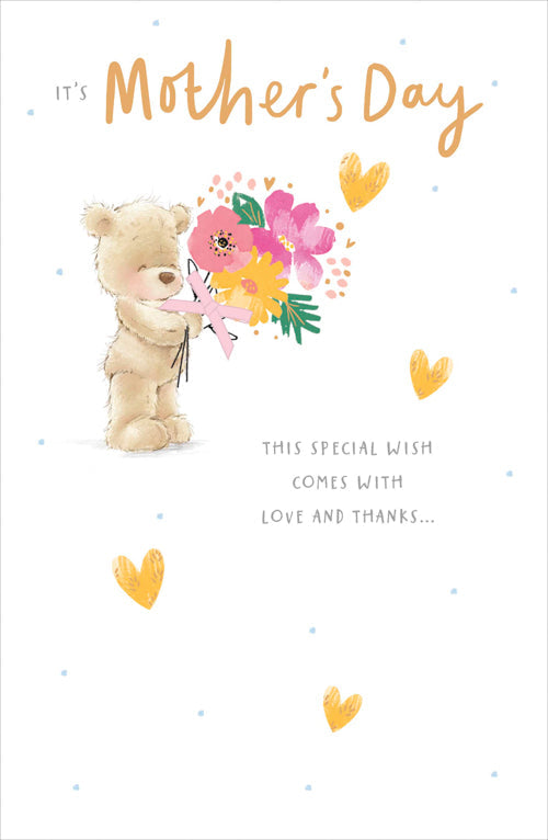 General Mothers Day Card - Special Wish Thanks