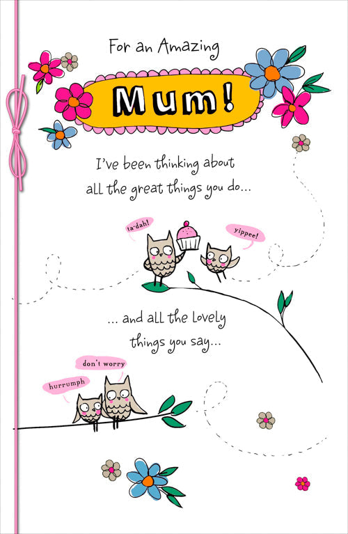 Mum Mothers Day Card - Yippee Hurrumph