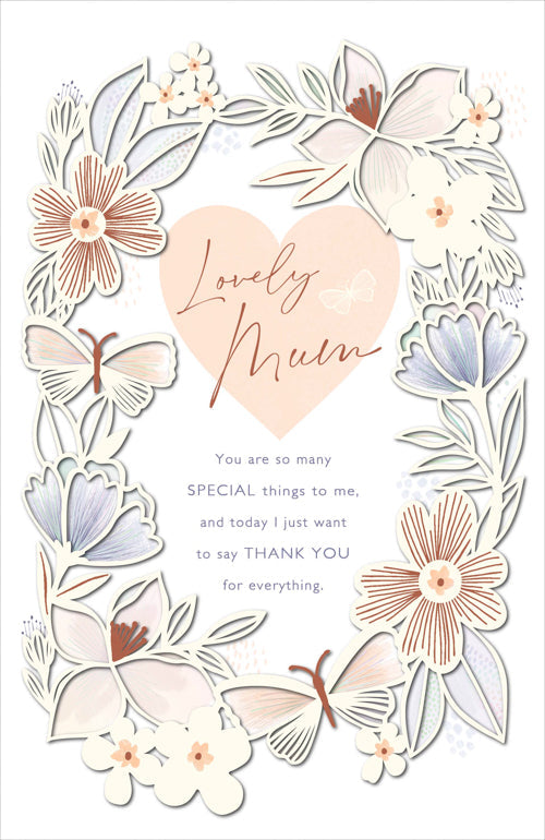 Mum Mothers Day Card - Special Thank You