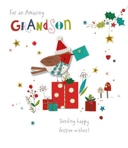 Grandson Christmas Card