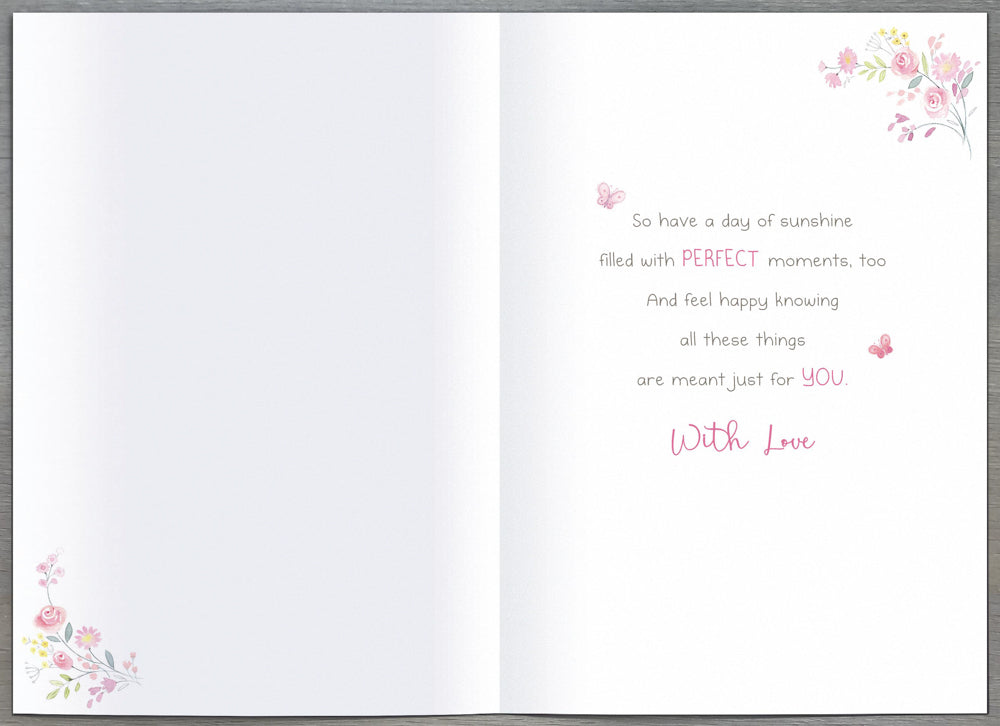 Just For You Mum Mothers Day Card - Very Clear To See