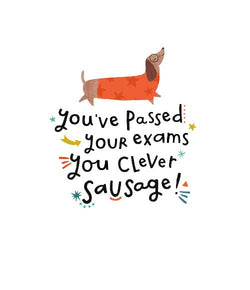 Funny Graduation Card - Exam