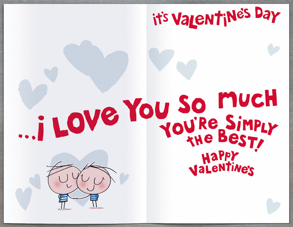 Cutie Valentines Day Card - And Who Would Guessed