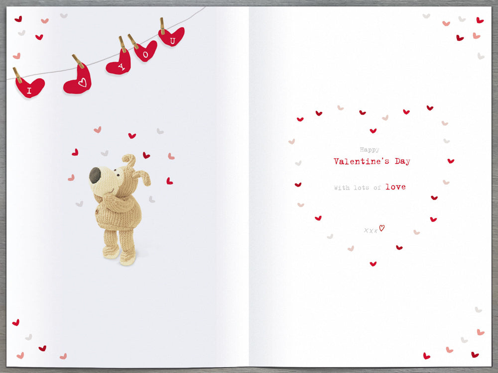 Partner Valentines Day Card - I Heart Y O U