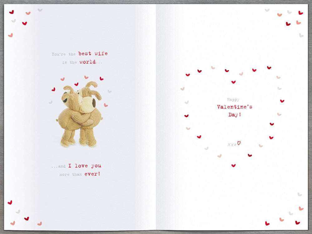 Wife Valentines Day Card - With All My Heart Butterflies