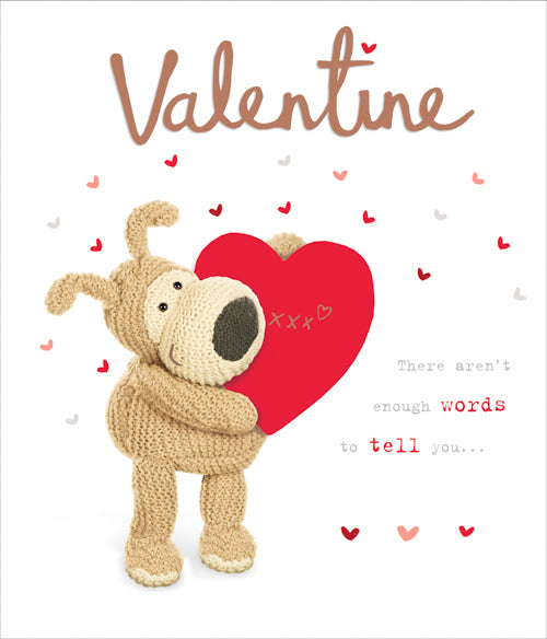 Valentine Valentines Day Card - Words Tell Enough
