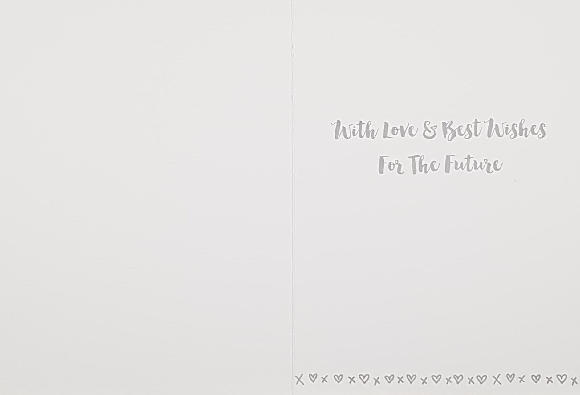 Wedding Card - Mr. & Mr. / Black & White Love Hearts & Cupid Arrows