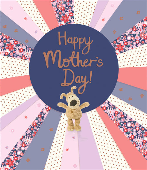 General Mothers Day Card - Flowers Polka Dots