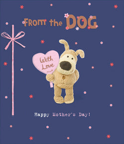 Dog Pet Mothers Day Card - With Love Lollipop