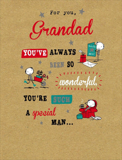 Fathers Day Card - Grandad / You're Such A Special Man...