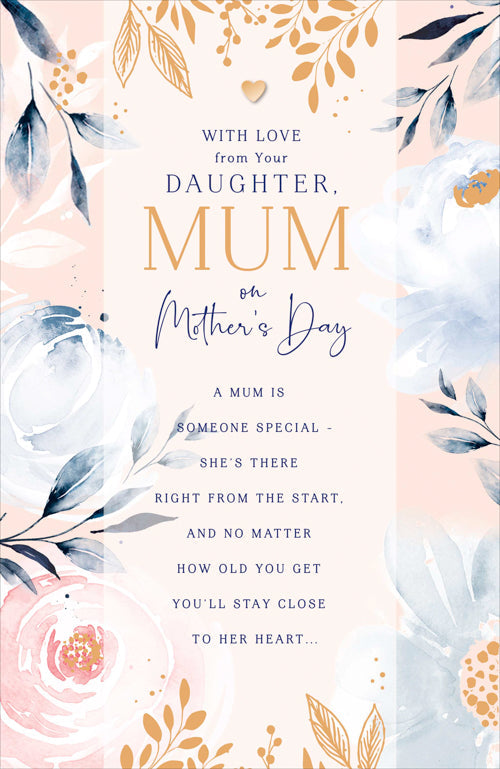 Mum From Daughter Mothers Day Card - From The Start How Old You Get