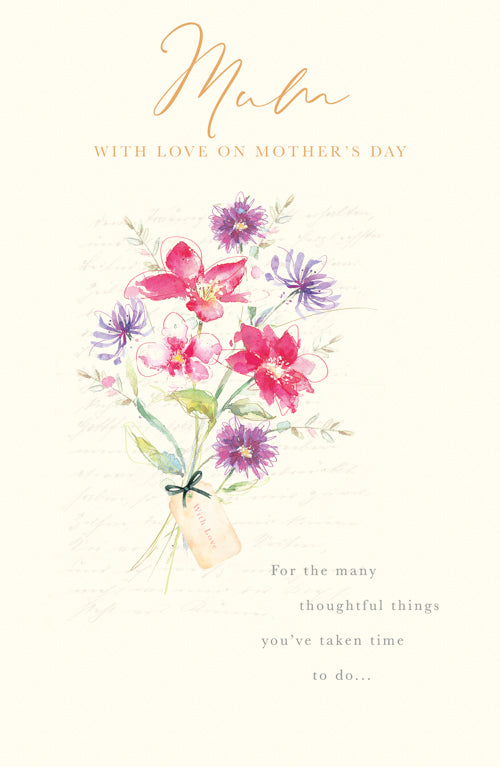 Mum Mothers Day Card - Thoughtful Things Taken Time