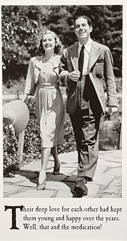 Anniversary Card - Humorous / Young And Happy Over The Years