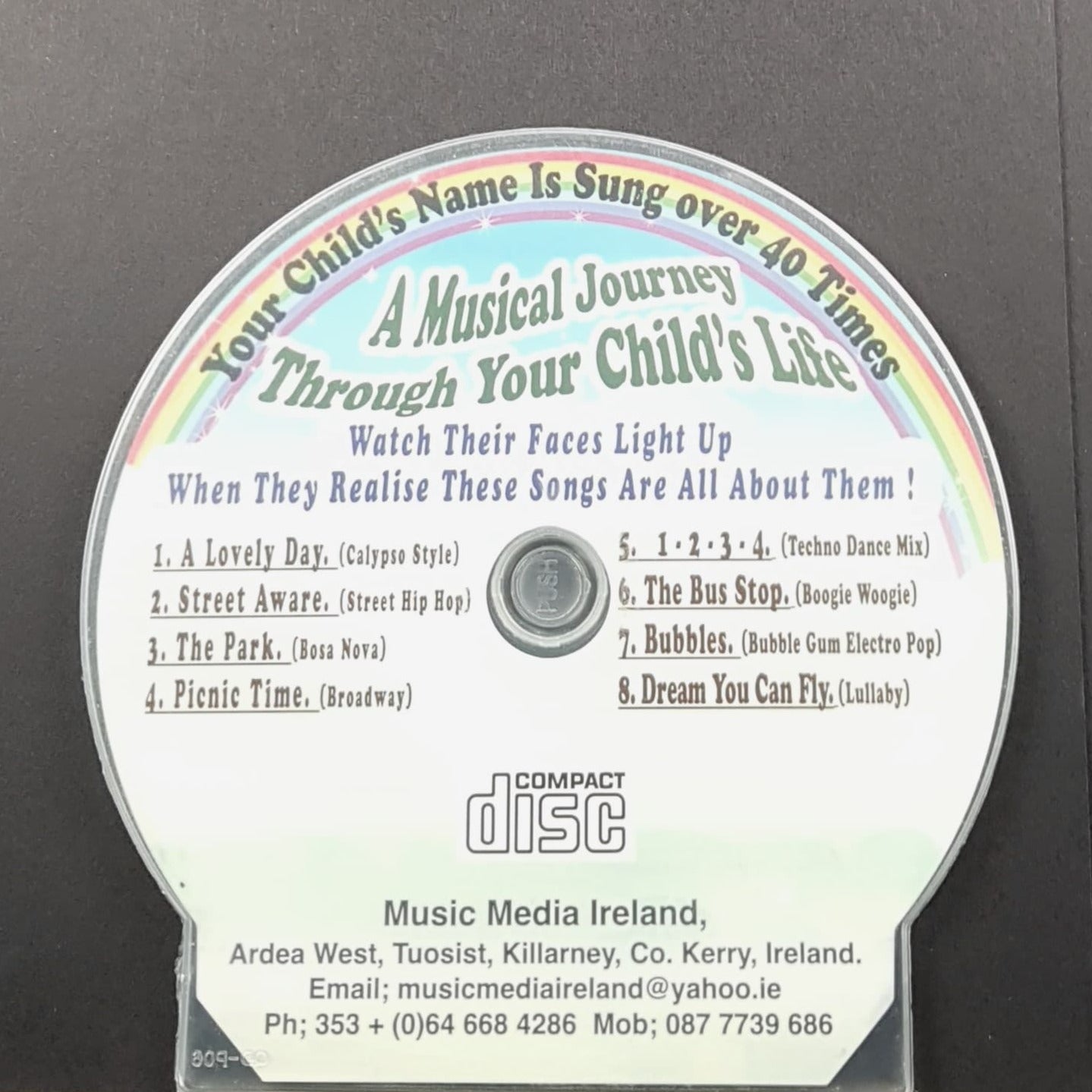 CD - Personalised Children's Songs / Shay