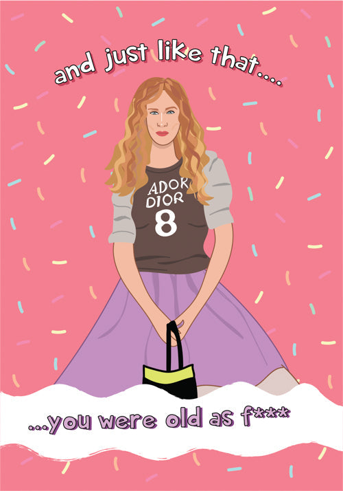 Humour Female Birthday Card Personalisation