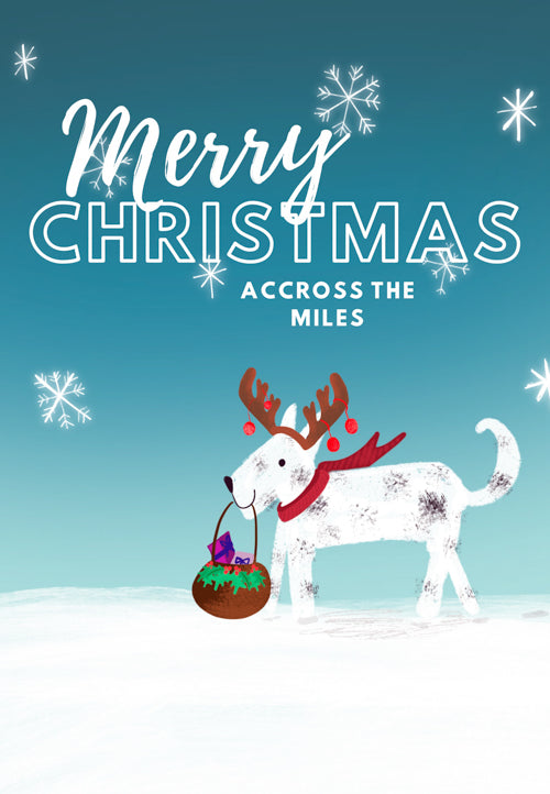 Across The Miles Christmas Card Personalisation