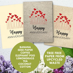 General Anniversary Card - Heart Field