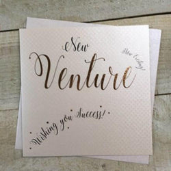 Good Luck Card - New Venture & Gold Stars