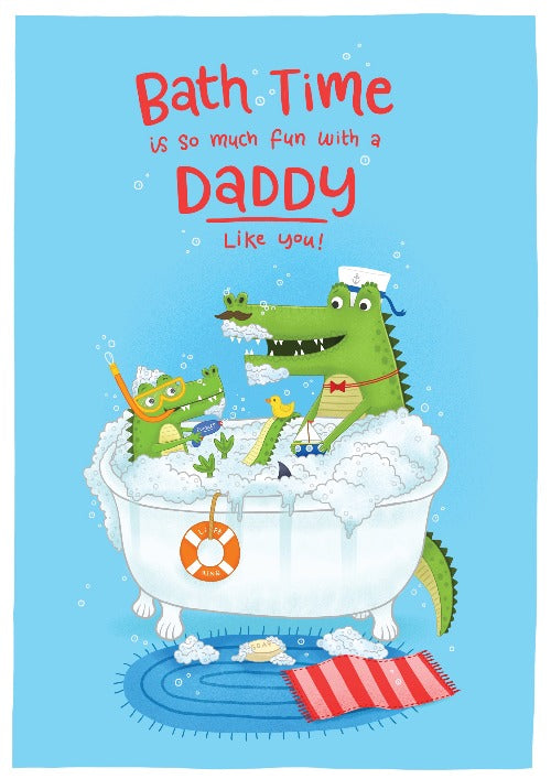 Daddy From Baby Card Personalisation