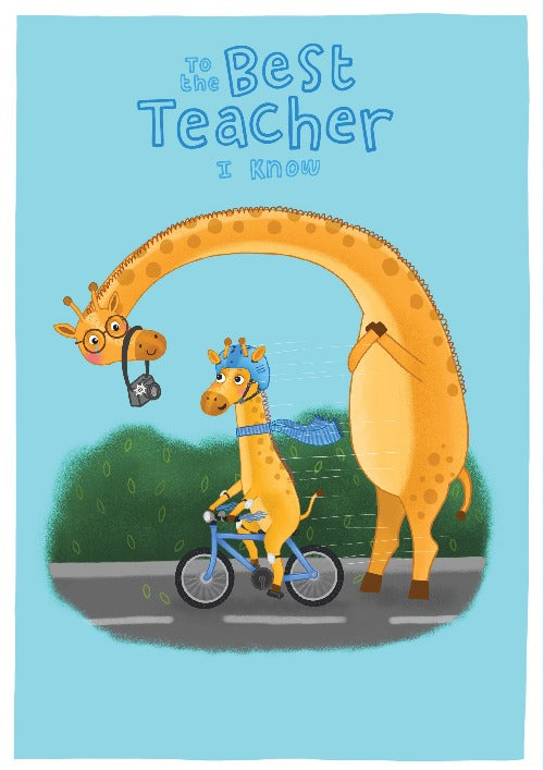 Best Teacher Card Personalisation