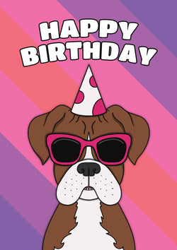 Pet Dog Birthday Card Personalisation