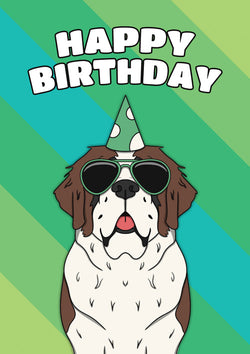 Pet Dog Birthday Card Personalisation
