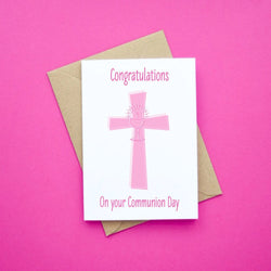 Communion Card - Girl
