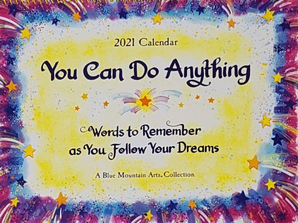 Calendar 2021 - You Can Do Anything (Blue Mountain)