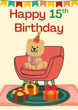 15th Birthday Card Personalisation