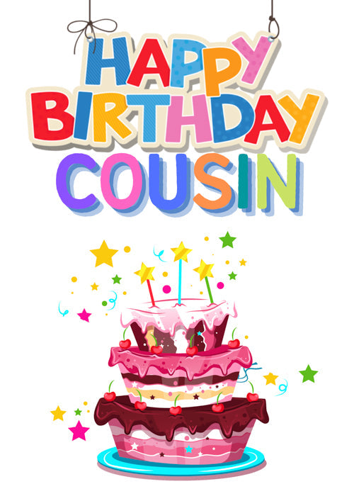 Birthday Cake With Colorful Candles GIF - Happy Birthday, Cousin! |  SuperbWishes
