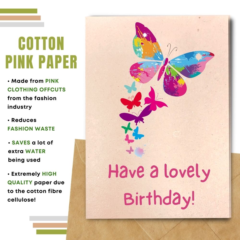 General Birthday Card - Birthday Butterflies