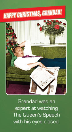 Grandad Humour Christmas Card