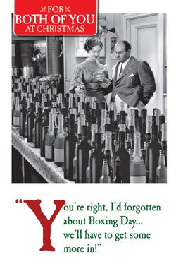 Both Of You Humour Christmas Card 