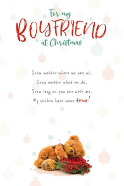 Boyfriend Christmas Card