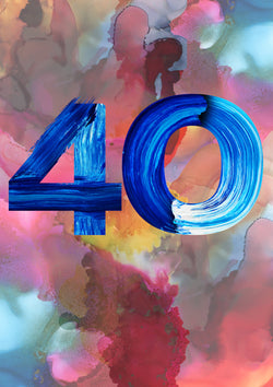 40th Birthday Card Personalisation
