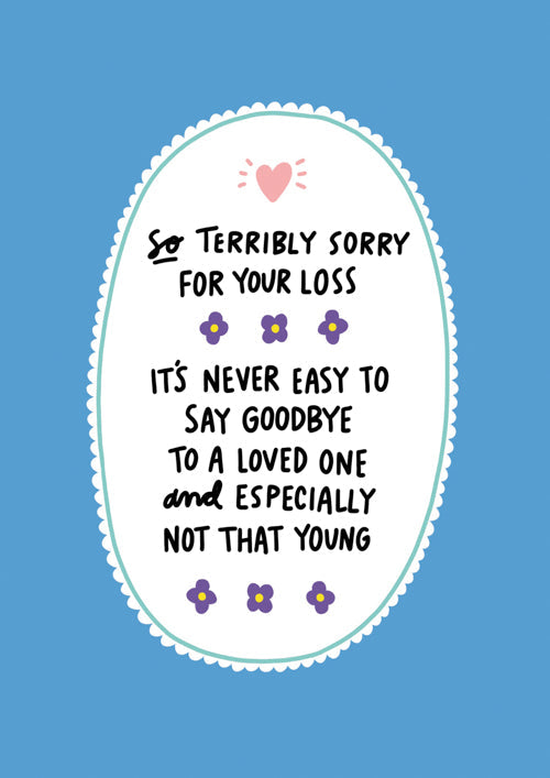 Sympathy Child Card Personalisation
