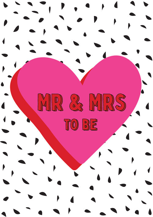 Wedding Mr Mrs Card Personalisation