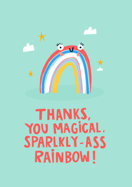 LGBTQ+ Thank You Card Personalisation