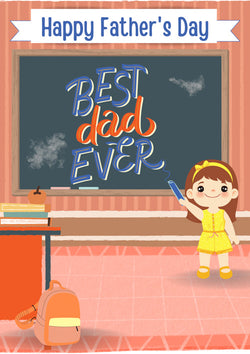 From Daughter Dad Fathers Day Card Personalisation