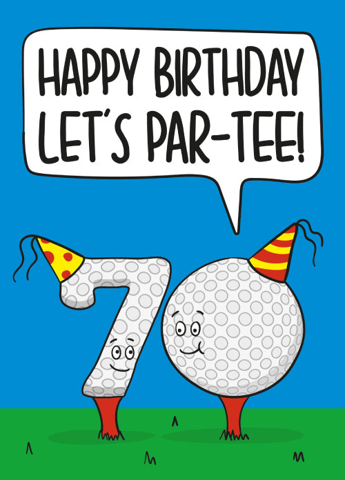 70th Humour Birthday Card Personalisation