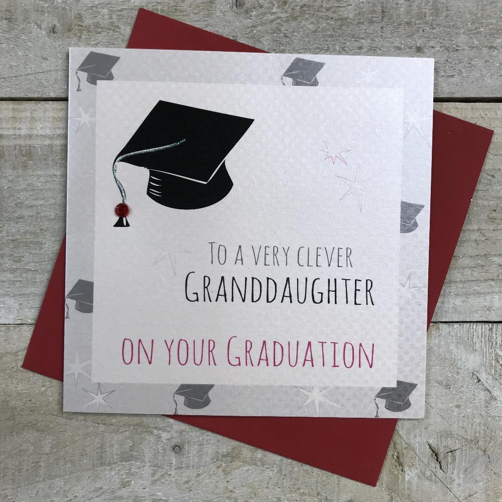 Graduation Card - Granddaughter / Black Hat