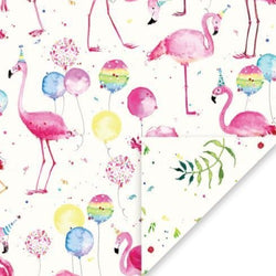 Gift Wrap - Flat Wrap / Flamingo (Folded Twice)