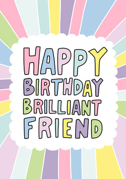 Friend Birthday Card Personalisation