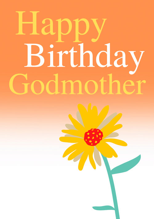 Sparkling Cake with Swirled Frosting and 3 Candles Birthday Card for  Godmother | PaperCards.com